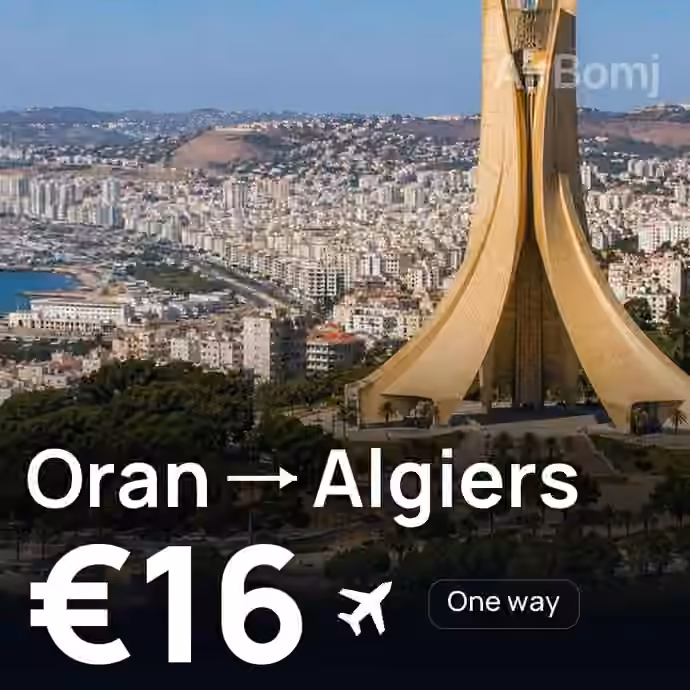 Oran → Algiers for €16