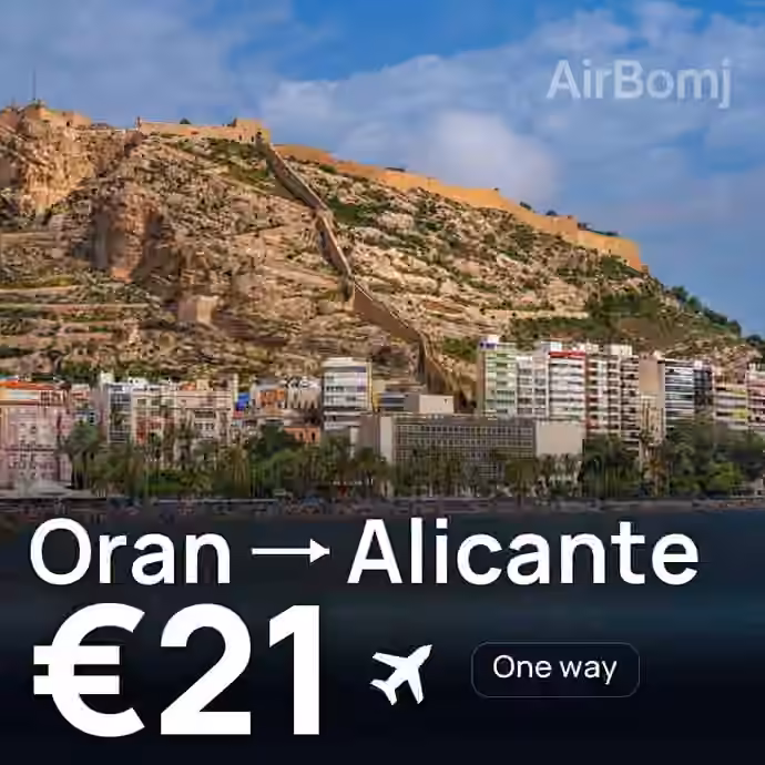 Oran → Alicante for €21