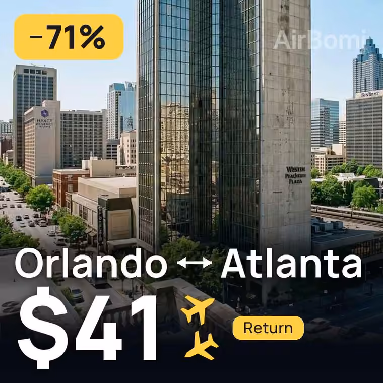 Orlando → Atlanta for $41