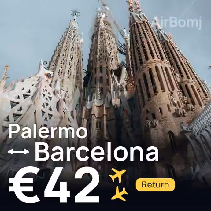 Palermo → Barcelona for €42