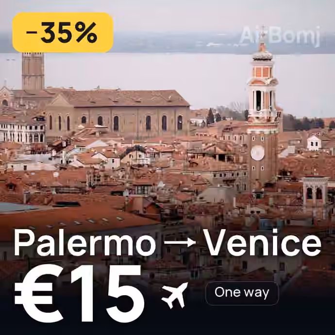 Palermo → Venice for €15