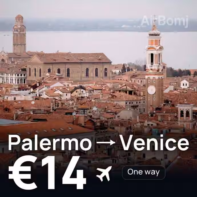 Palermo → Venice for €14