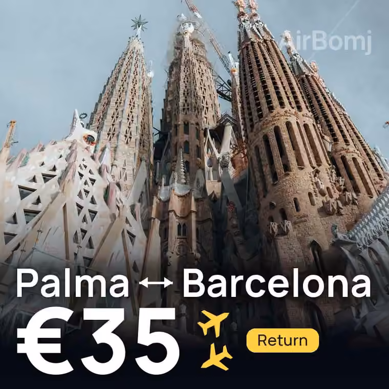 Palma → Barcelona for €35