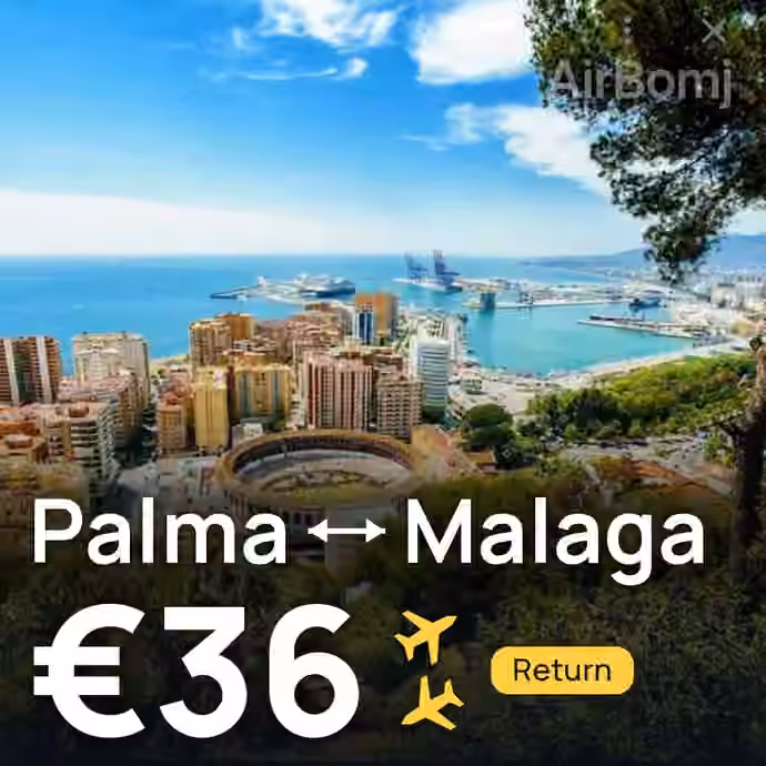 Palma → Malaga for €36