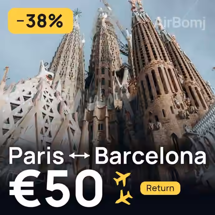 Paris → Barcelona for €50