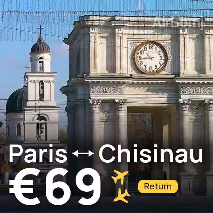 Paris → Chisinau for €69