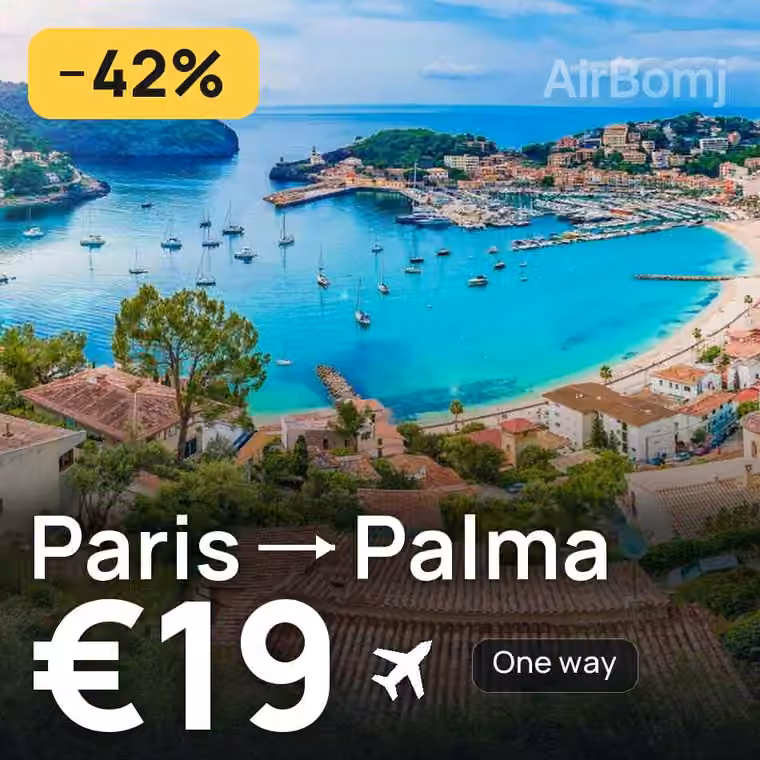 Paris → Palma for €19
