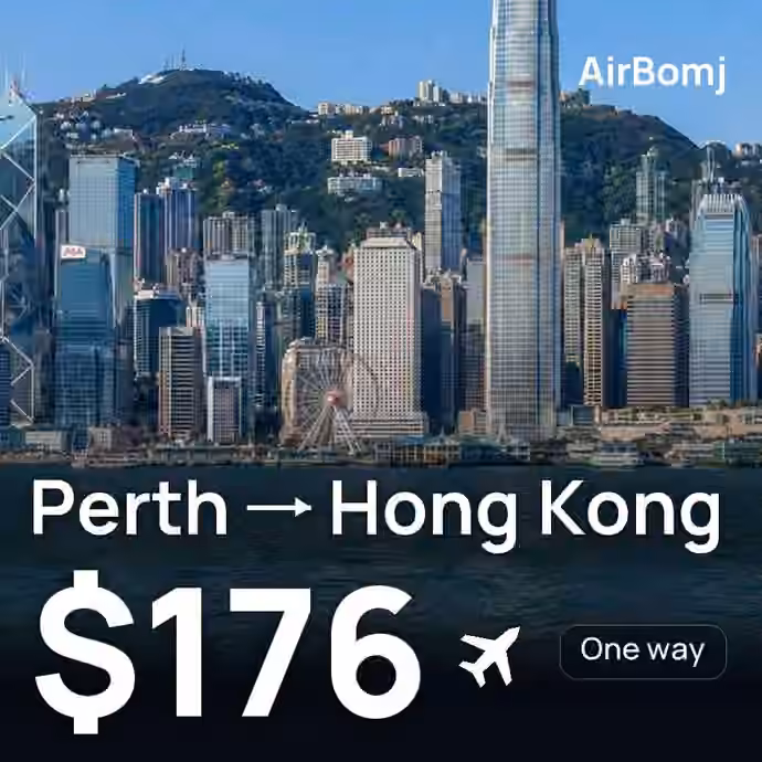 Perth → Hong Kong for $176