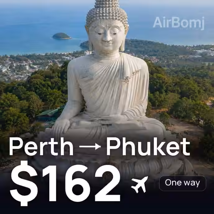 Perth → Phuket for $162