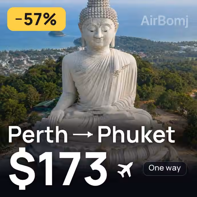 Perth → Phuket for $173