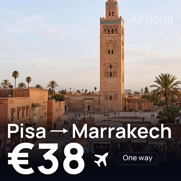 Pisa → Marrakech for €38