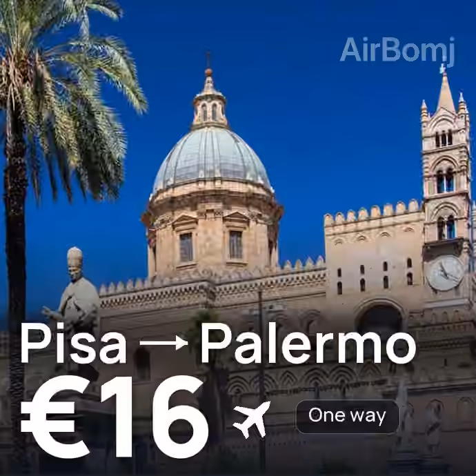 Pisa → Palermo for €16