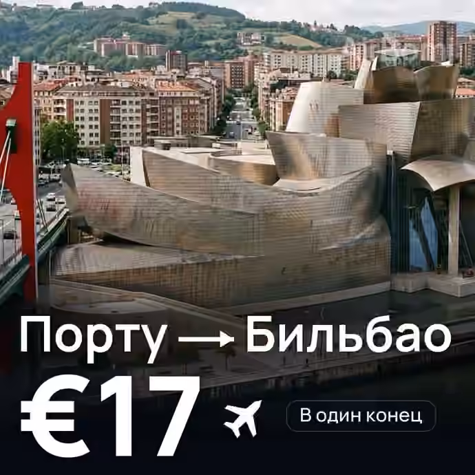 Порту → Бильбао за €17
