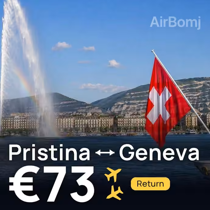 Pristina → Geneva for €73