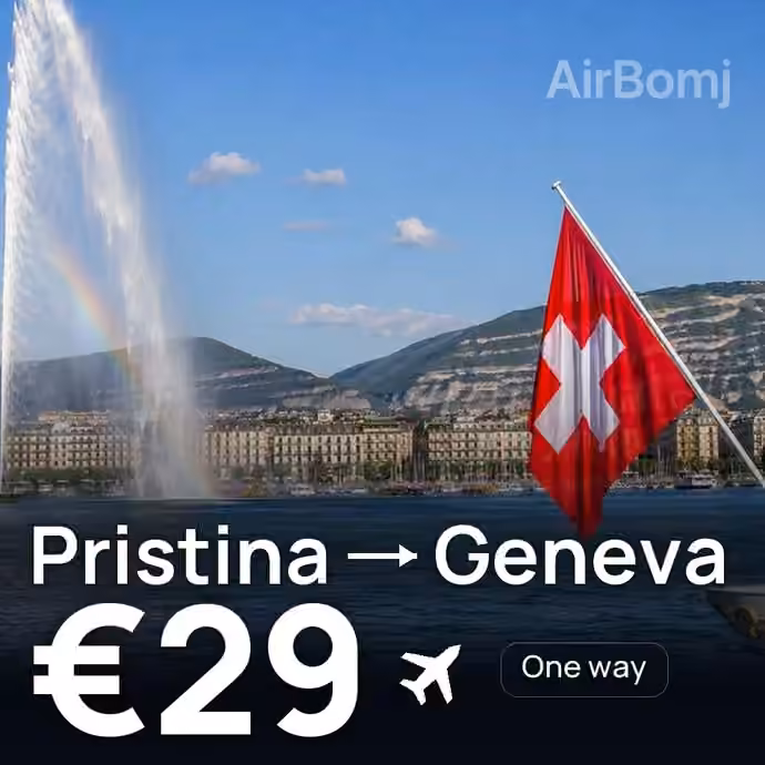 Pristina → Geneva for €29