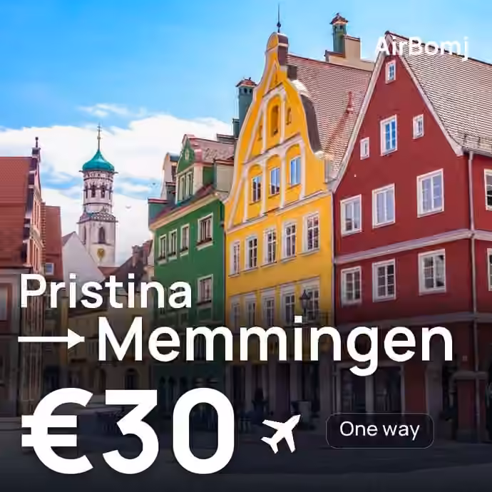 Pristina → Memmingen for €30