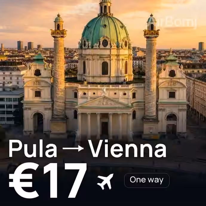 Pula → Vienna for €17