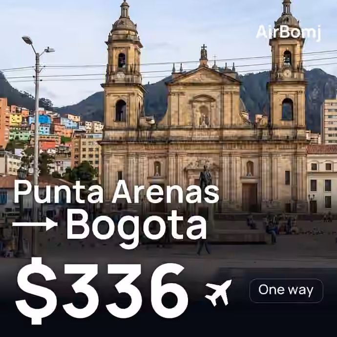 Punta Arenas → Bogota for $336