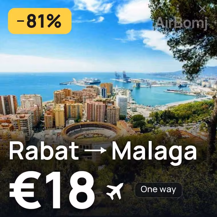 Rabat → Malaga for €39