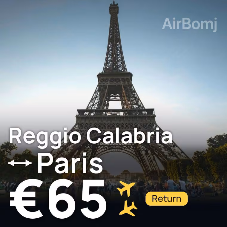 Reggio Calabria → Paris for €65