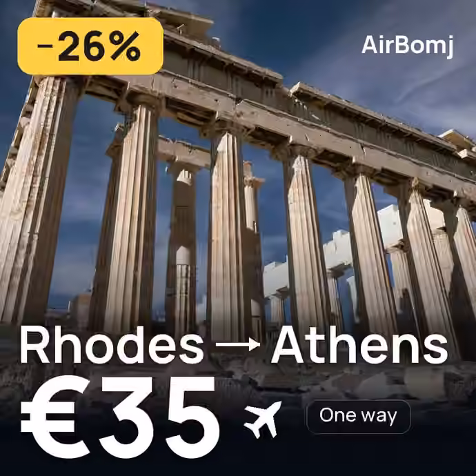 Rhodes → Athens for €35