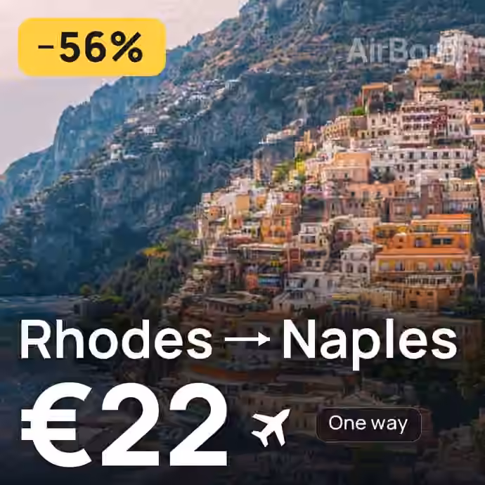 Rhodes → Naples for €22