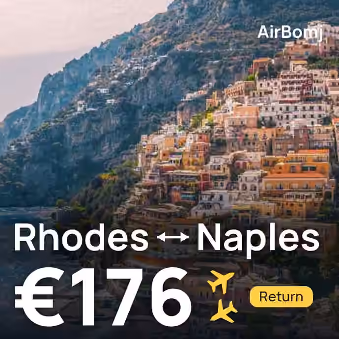 Rhodes → Naples for €176