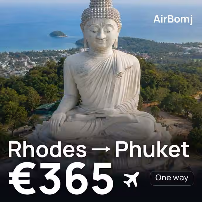 Rhodes → Phuket for €365