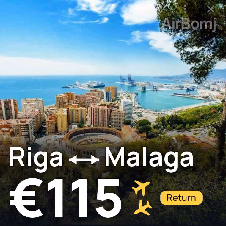 Riga → Malaga for €115