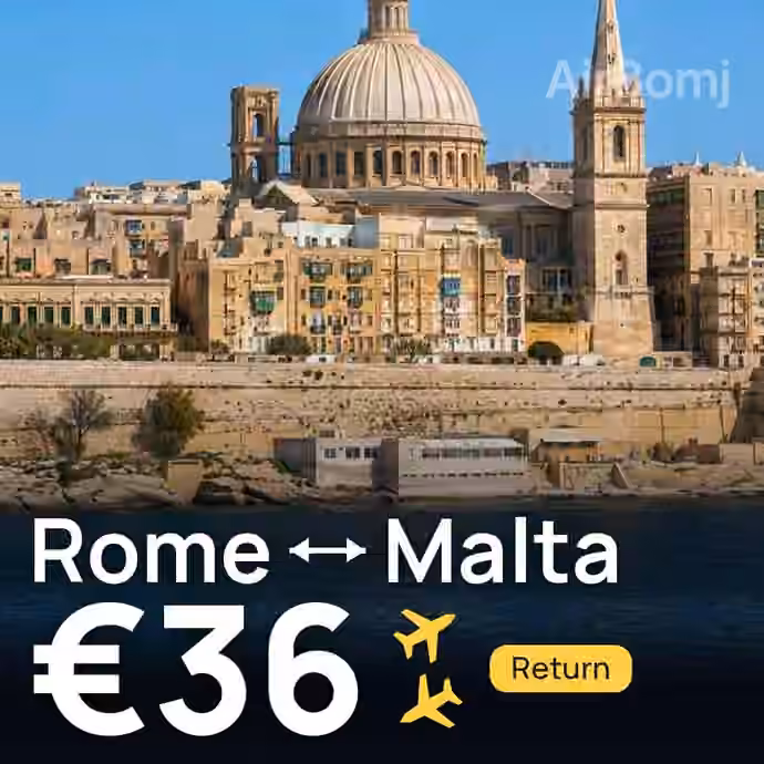 Rome → Malta for €36