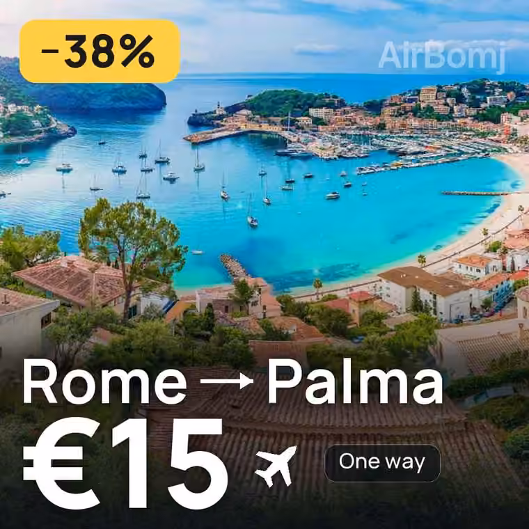 Rome → Palma for €15