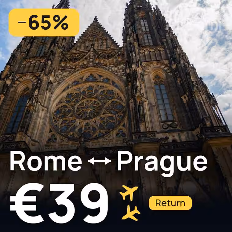 Rome → Prague for €39