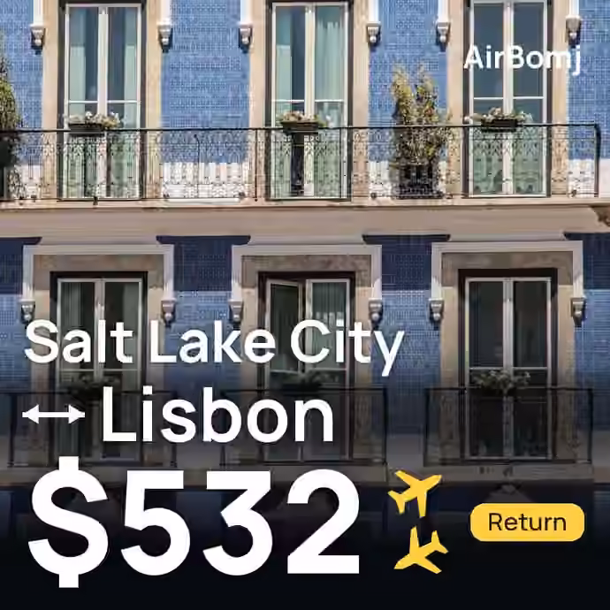 Salt Lake City → Lisbon for $532