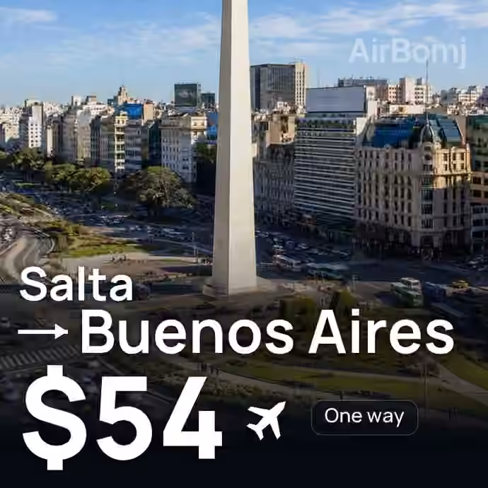 Salta → Buenos Aires for $54
