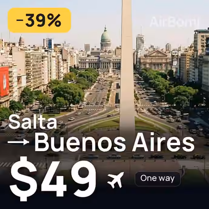 Salta → Buenos Aires for $49