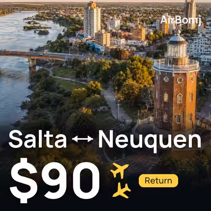 Salta → Neuquen for $90