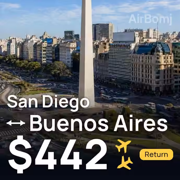 San Diego → Buenos Aires for $442