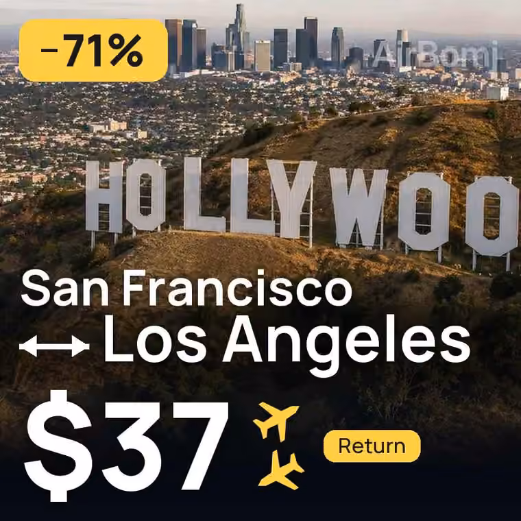 San Francisco → Los Angeles for $37