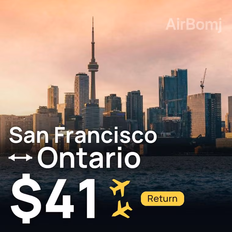 San Francisco → Ontario for $41