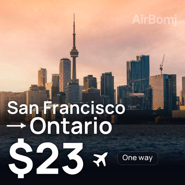 San Francisco → Ontario for $23