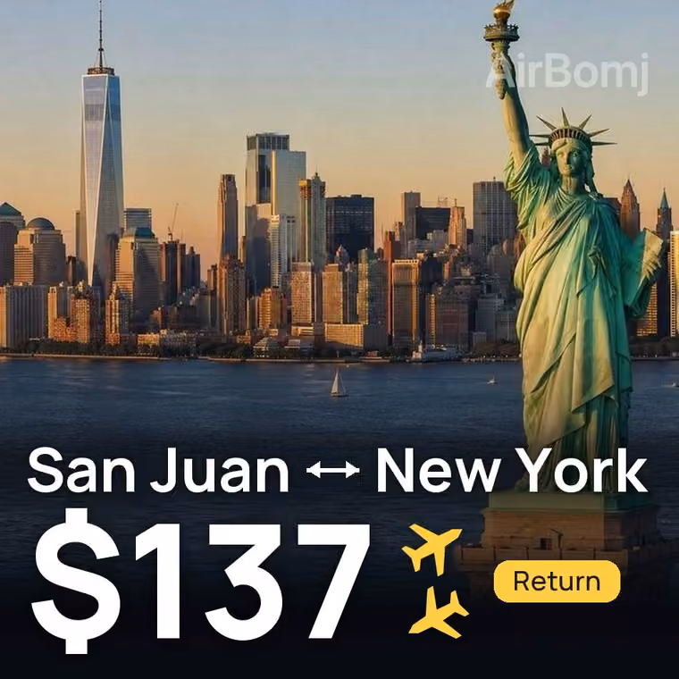 San Juan → New York for $146