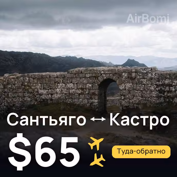 Сантьяго → Кастро за $65