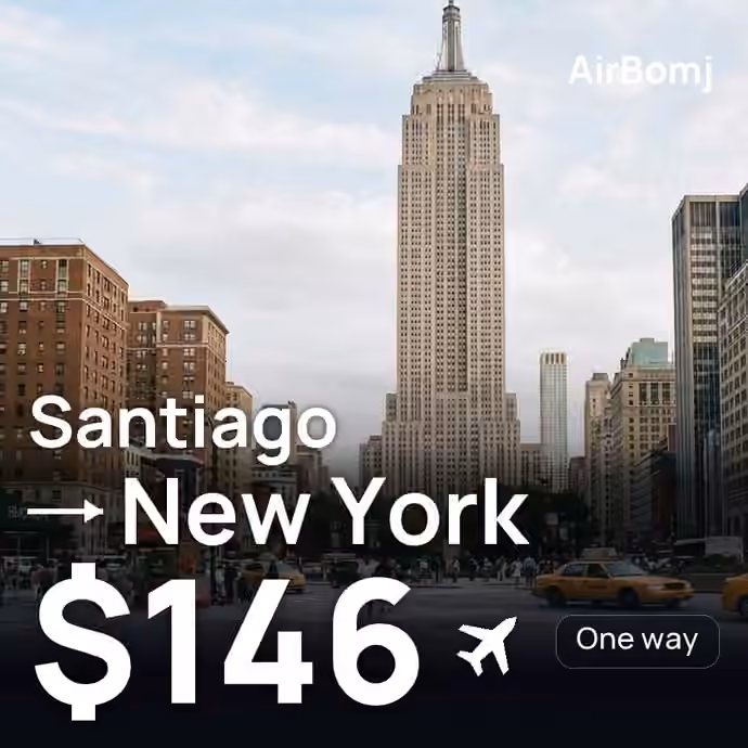 Santiago → New York for $146