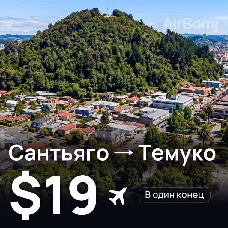 Сантьяго → Темуко за $19