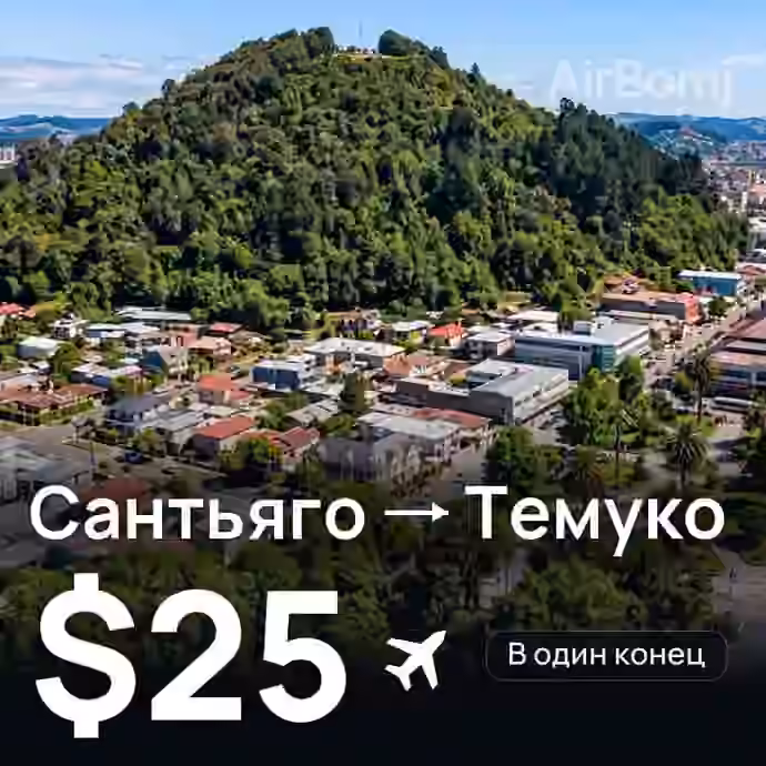 Сантьяго → Темуко за $25