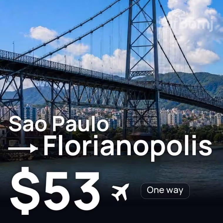 Sao Paulo → Florianopolis for $55