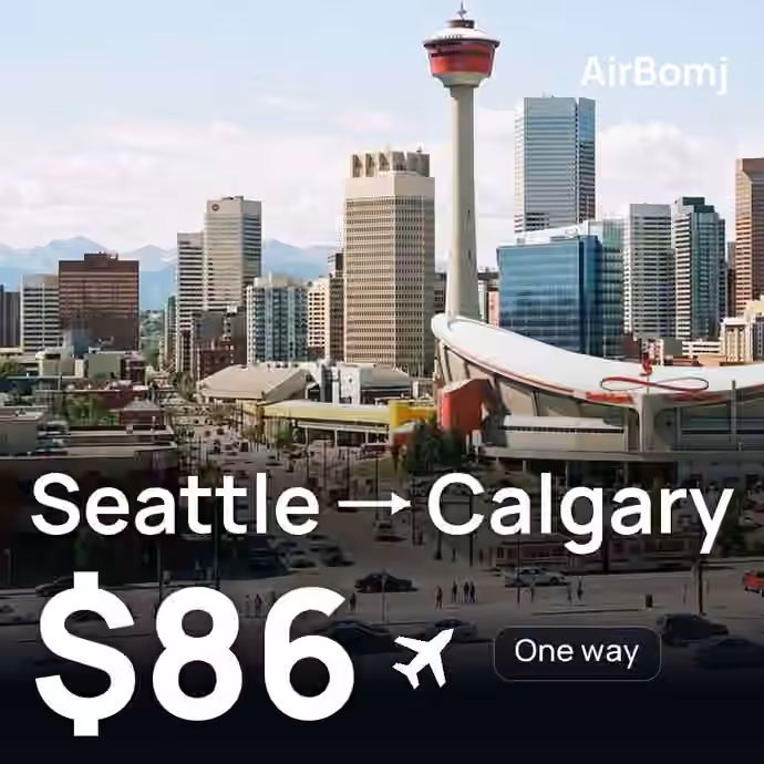 Seattle → Calgary for $86