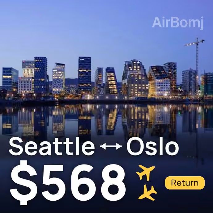 Seattle → Oslo for $568
