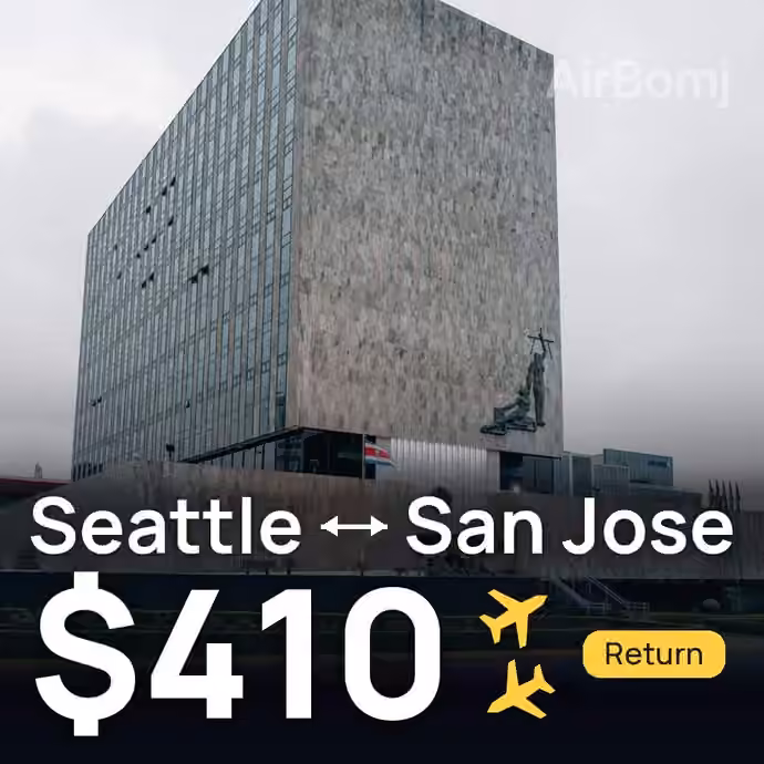 Seattle → San Jose for $410
