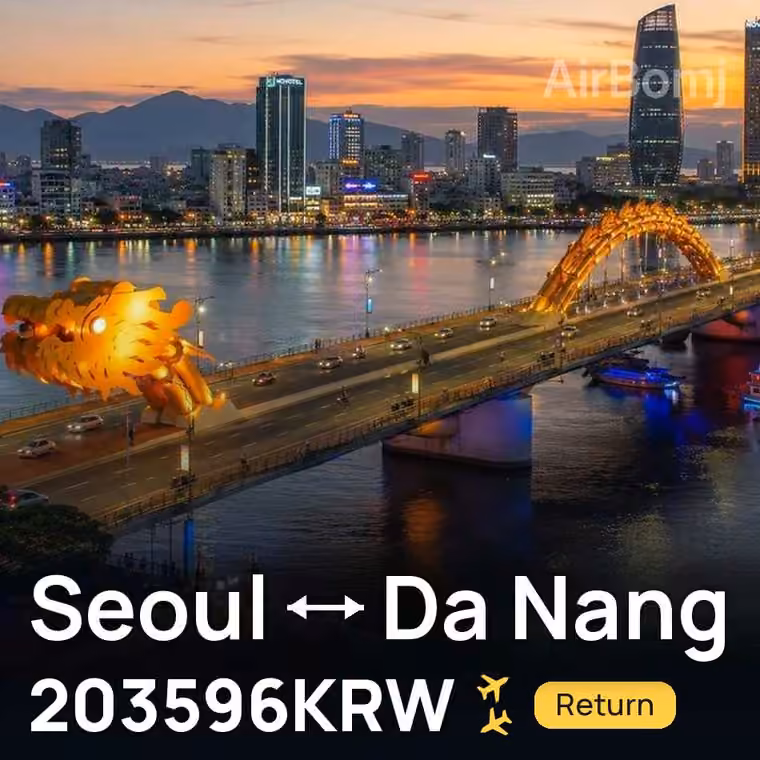 Seoul → Da Nang for 203596 KRW